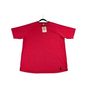 Bontrager Mens Quantum Fitness Tee Red 3XL Cycling Shirt NWT Wicking Lightweight